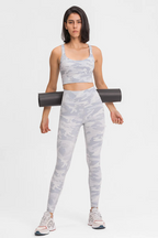 Double-Strap Cross-Back Sports Bra